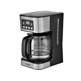 Brentwood TS-222BK 12-Cup Digital Coffee Maker, Black