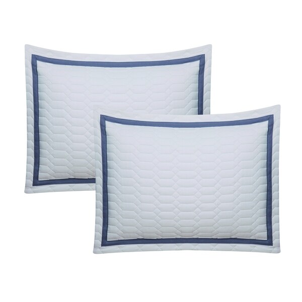 Chic Home Krystel 3 Piece Hotel Collection Geometric Duvet Cover Set