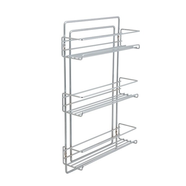Organize It All 3 Tier Wall Mounted Spice Rack - 11"x3.25"x18.12"