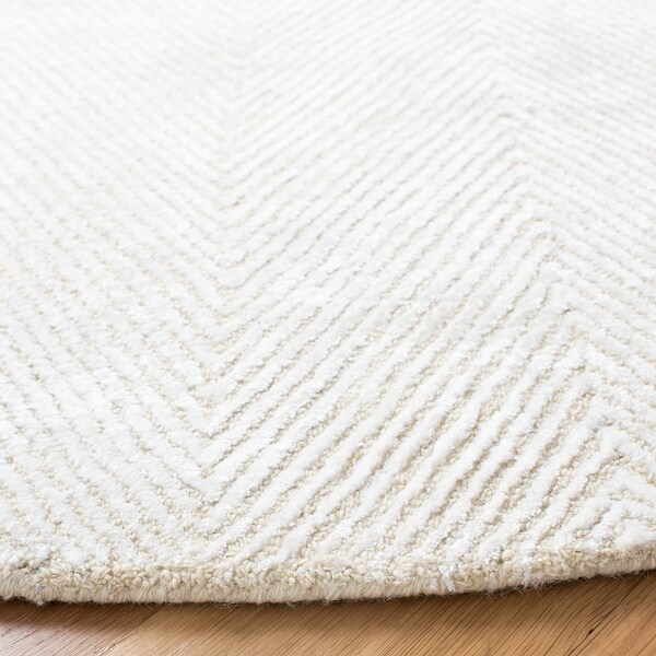 SAFAVIEH Handmade Soho Guruzne Chevron Viscose & Wool Rug