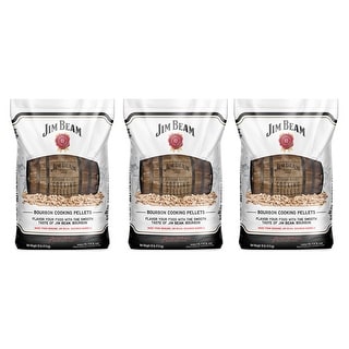 Ol' Hick Cooking Pellets Jim Beam Bourbon Barrel BBQ Grilling Pellets (3 Pack) - 20