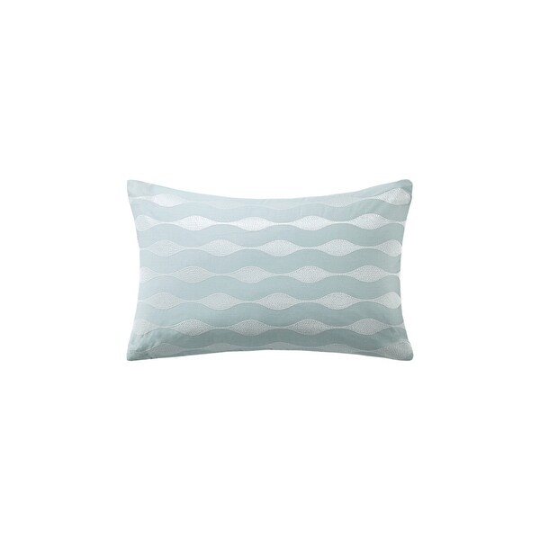 Harbor House Maya Bay Seafoam Blue Oblong Throw Pillow