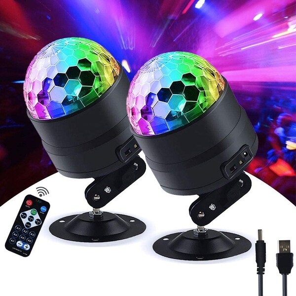 Disco Ball Party Lights -Led with Remote Control DJ Lighting