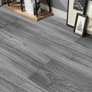 Art3d Peel and Stick Vinyl Floor Tiles Wood Look Planks, 36'' × 6''