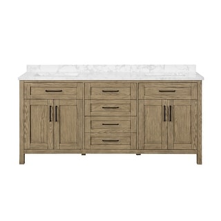 Ove Decors Tahoe VI 72-in. Bathroom Vanity in Water Oak