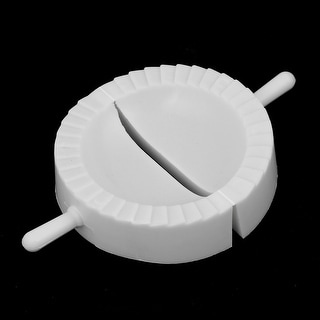 Baker Dumpling Press Mould Gyoza Pasty Pierogi Making Mold 4.7" - White