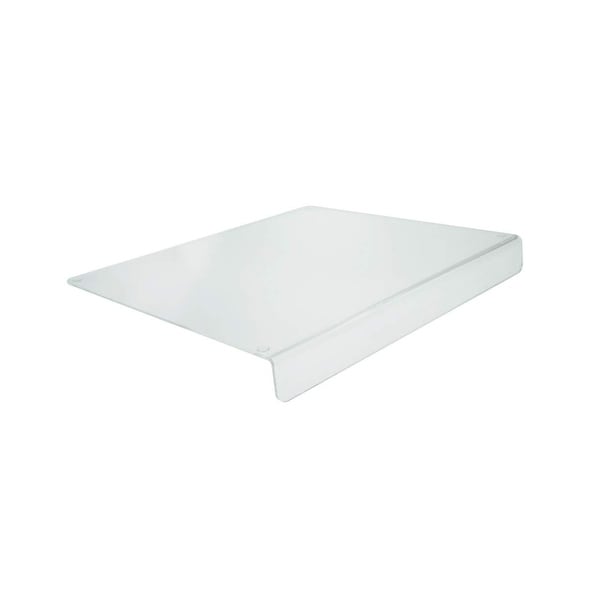 T.H.G. 16"x 24" ACRYLIC CUTTING BOARD WITH COUNTER LIP BY JUMBL, Clear