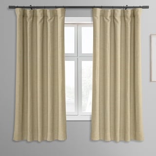 Exclusive Fabrics Bellino 63-in. Rod Pocket Blackout Curtain Panel - 50 x 63