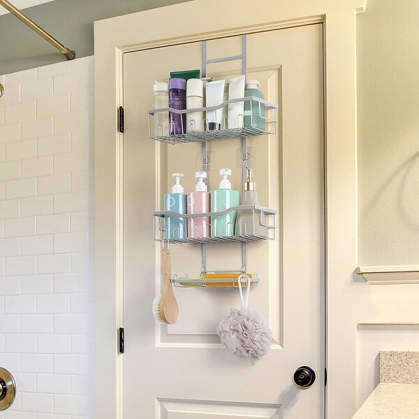 Over The Door Shower Caddy with 2 Soap Holder