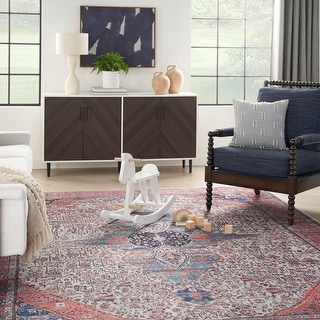 Brilliance Machine Washable Persian Vintage Area Rug