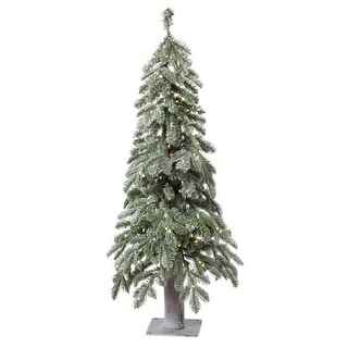 Regency Winter Frost Alpine Tree Prelit Clear Bulbs 3'