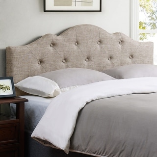 Rebeca Modern Foam-padded Headboard with Diamond Button Tufting Detailing by HULALA HOME