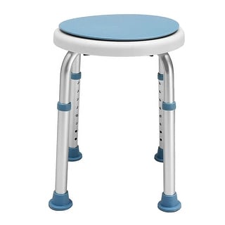 Swivel Shower Seat Stool Adjustable Rotating Safety Bath Seat Anti-Slip Grip - Large