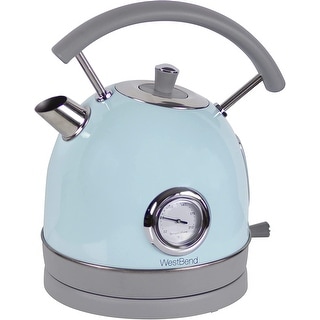 West Bend Electric Kettle Retro-Styled Stainless Steel 1500 Watts with