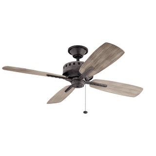 Kichler Lighting Eads 52-inch Patio Fan Weathered Zinc