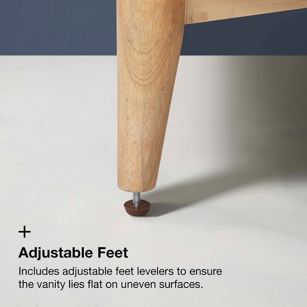 Ove Decors Gabi 36 in. Single Sink Bathroom Vanity in Rustic Ash