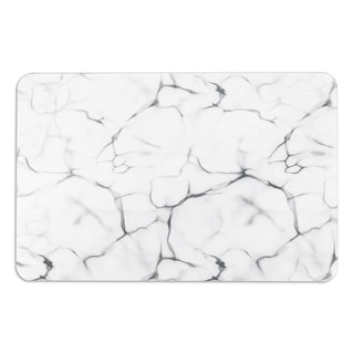 Marble White Stone Non Slip Bath Mat