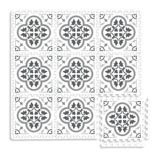 Hamal Interlocking Floor Foam Tiles - 34.2in x 34.2in x 0.4in