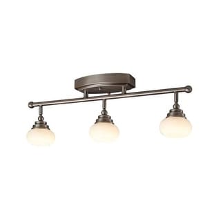 Allen + Roth 24"W 3-Light Rail Fixed Track Bar Light by Kichler Antique Pewter Finish - N/A