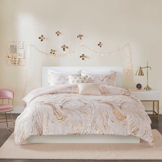 Natalia Metallic Printed Comforter Set by Intelligent Design