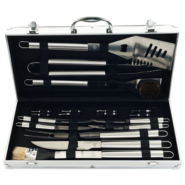 Chef Buddy Heavy Duty BBQ Set with Case 19-piece Set