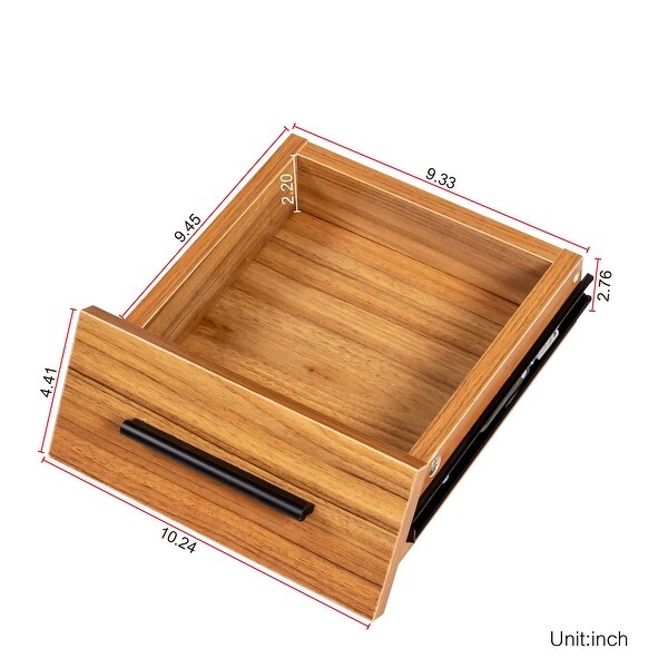 Farmhouse Sideboard Buffet Accent Storage Cabinet with Rattan Doors