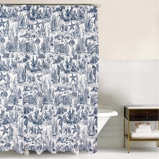 Reef Shores Shower Curtain - Blue