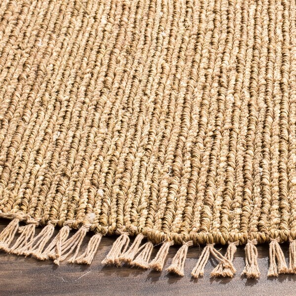 SAFAVIEH Handmade Natural Fiber Mukta Seagrass/ Cotton Rug
