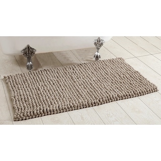 Better Trends Noodle Collection Polyester Tufted Bath Mat Rug