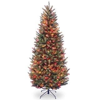 6.5 ft. Natural Fraser Slim Fir Tree with Multicolor Lights
