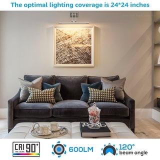 Picture Light, Swivel Metal Artwork Lamps, 15.75 Inch, 2700K/3000K/4000K