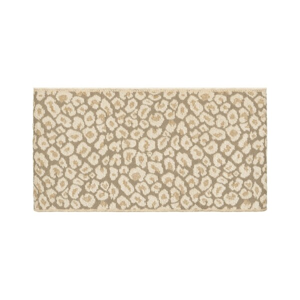 Authentic Hotel and Spa Turkish Cotton Cheetah Jacquard Trim Cream 4-piece Bath Towel Set