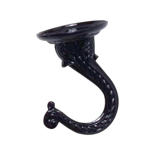 Panacea 86121 Jumbo Swag Hook, 1.5" x 3.6" x 4.6", Steel Black