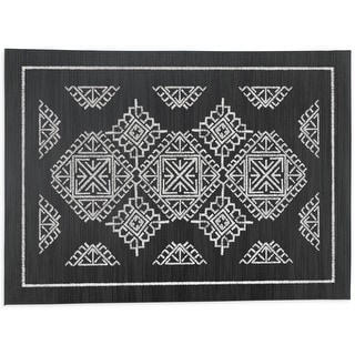 JANIE BLACK Bath Rug By Kavka Designs