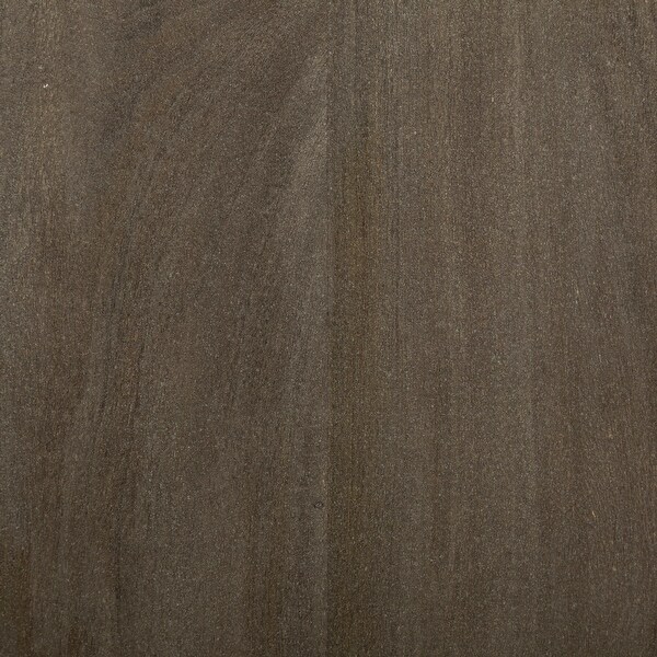 Argyle I Dark Brown Solid Wood w/ Iron Frame & 2 Doors Accent Cabinet