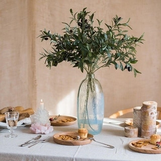 RusticReach Artificial Large Olive Stem 41" Tall - Green