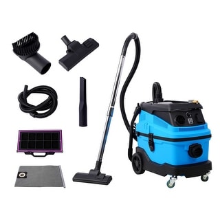 Vacuum Cleaners,8 Gallon Bagless Corded Filter MultiSurface in Blue Central Vacuum with More Than 18 Kpa Powerful