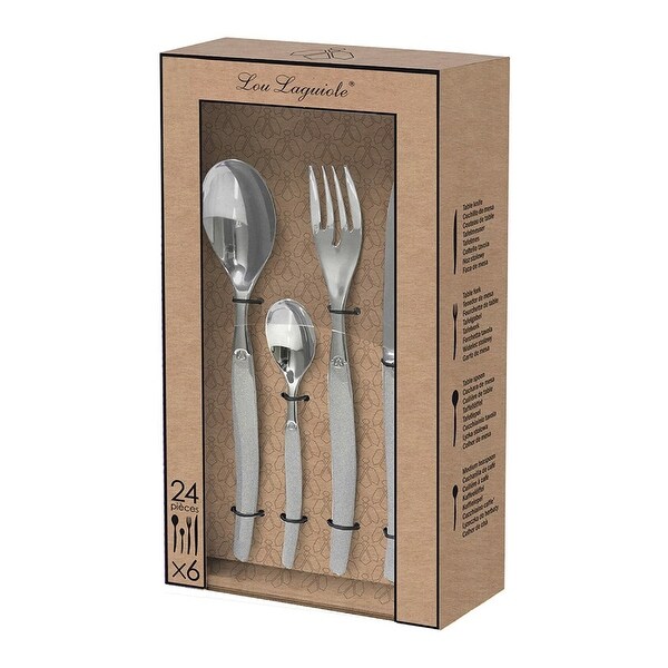 Amefa Lou Laguiole Tradition 48-Piece Flatware Set
