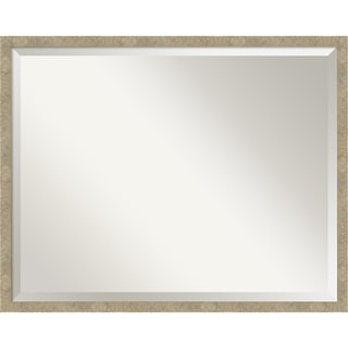 Beveled Bathroom Wall Mirror - Jet Frame