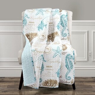 Lush Decor Harbor Life Throw Blanket
