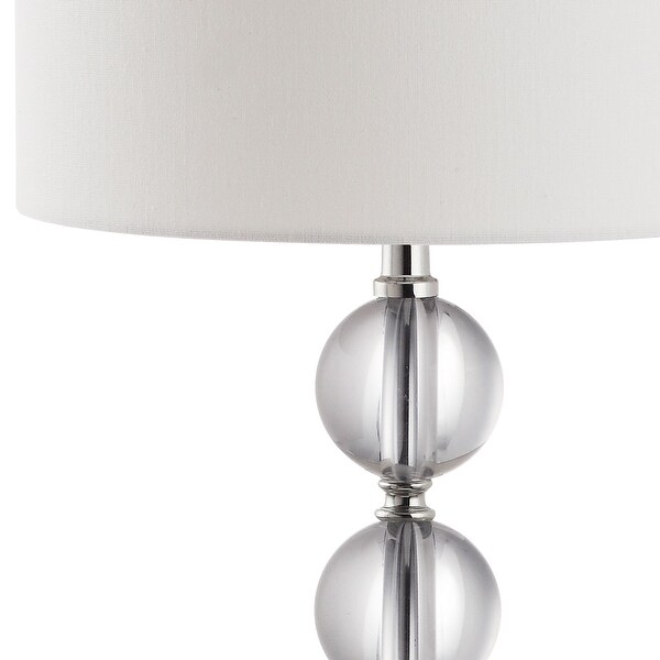 SAFAVIEH Lighting 24-inch Fiona Crystal Table Lamp (Set of 2) - 11"x11"x23.5"