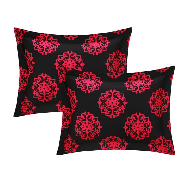 The Curated Nomad Moondance 3-piece Printed Reversible Quilt Set