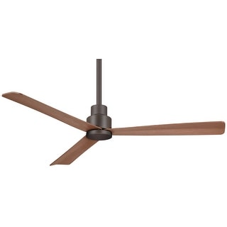 Simple 44" Ceiling Fan in Oil Rubbed Bronze finish w/ Medium Maple blades by Minka Aire