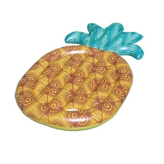 Swimline Giant Inflatable Unique Print Tropical Pineapple Pool Float | 90649 - 6