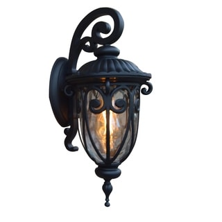 Hailee 1 Light Exterior Lighting in Matte Black Finish
