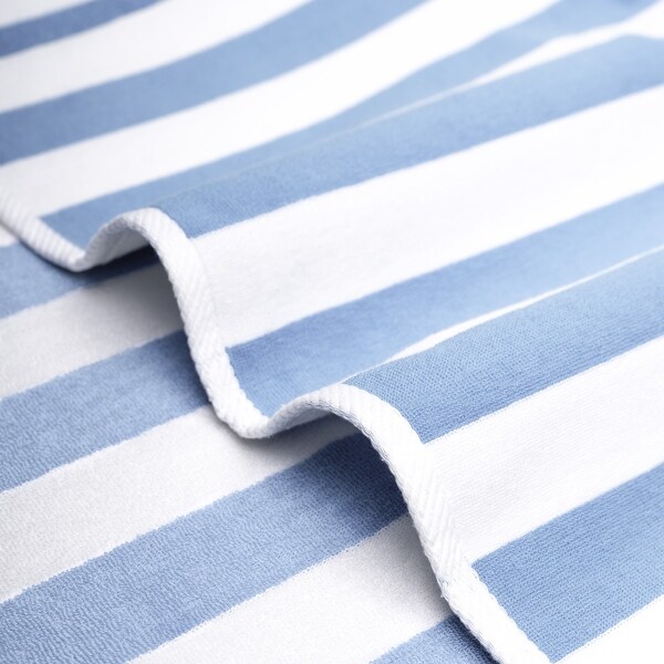 American Soft Linen,Turkish Cotton 4 Pack Beach Towels, 30 x 60 Cabana Striped Pool Towels