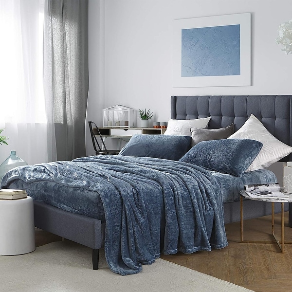Me Sooo Comfy Bed Sheet Set - Smoke Blue