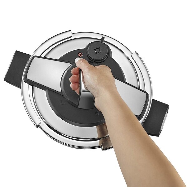 Cuisinart CPC22-6 Professional Collection Stainless Pressure Cooker, 6 Quart, Silver