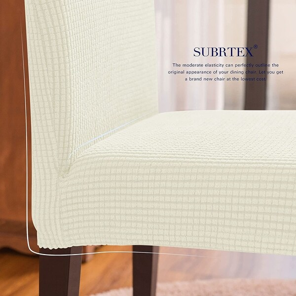 Subrtex Dining Chair Slipcover Set of 4 Furniture Protector
