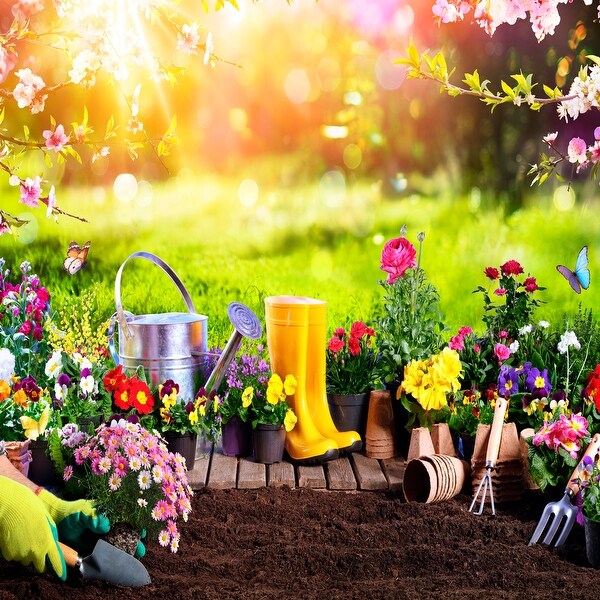 2Pcs Garden Trowel Gardening Hand Shovel Stainless Steel Garden Tools Spade - Silver Tone